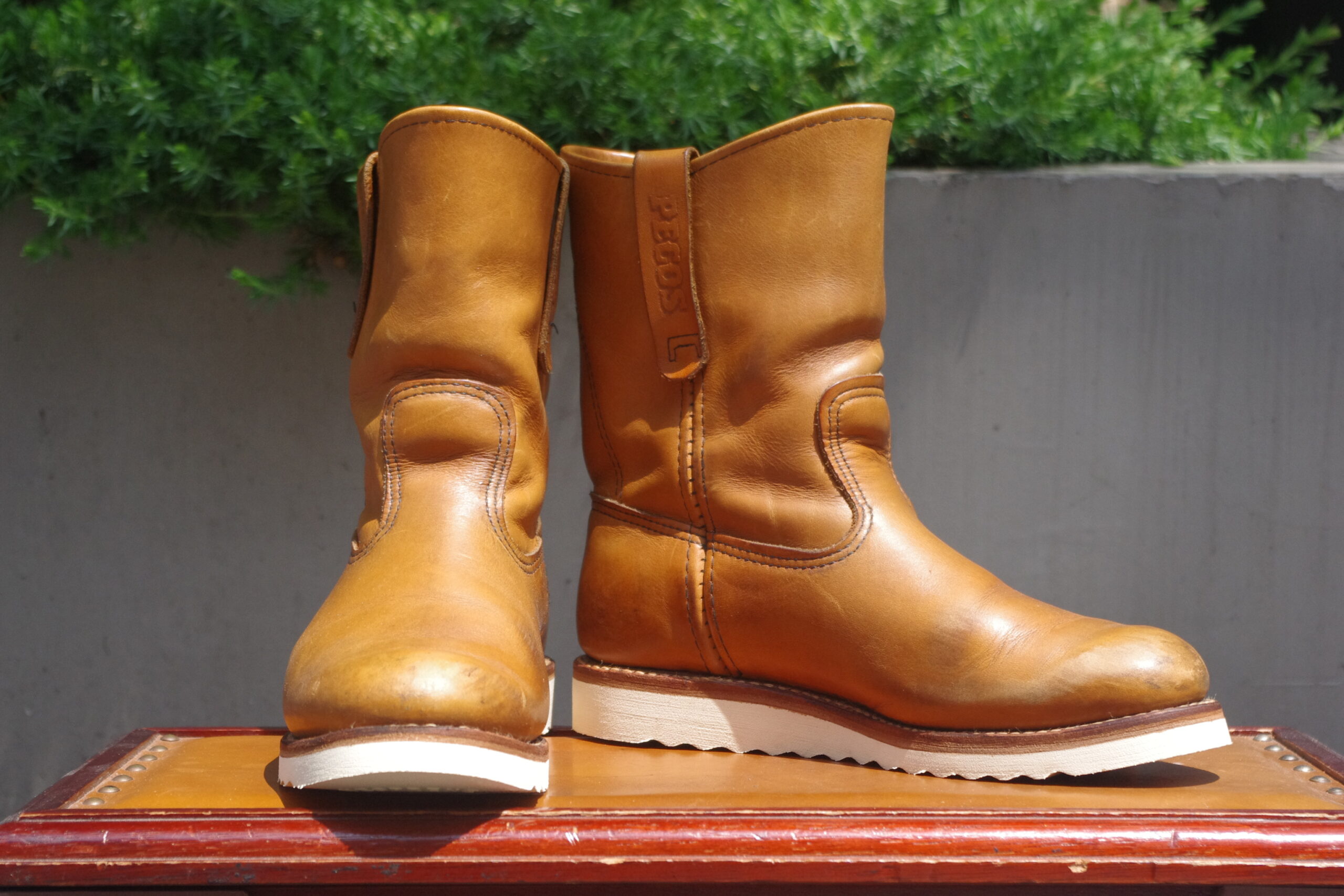 【REDWING】ウェッジソールをより薄く見せる仕上げ【ペコスブーツ】