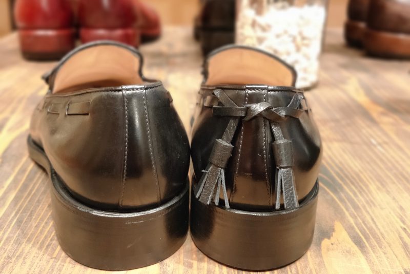 浅草本店 タッセルの位置に関して シューケア マイスター